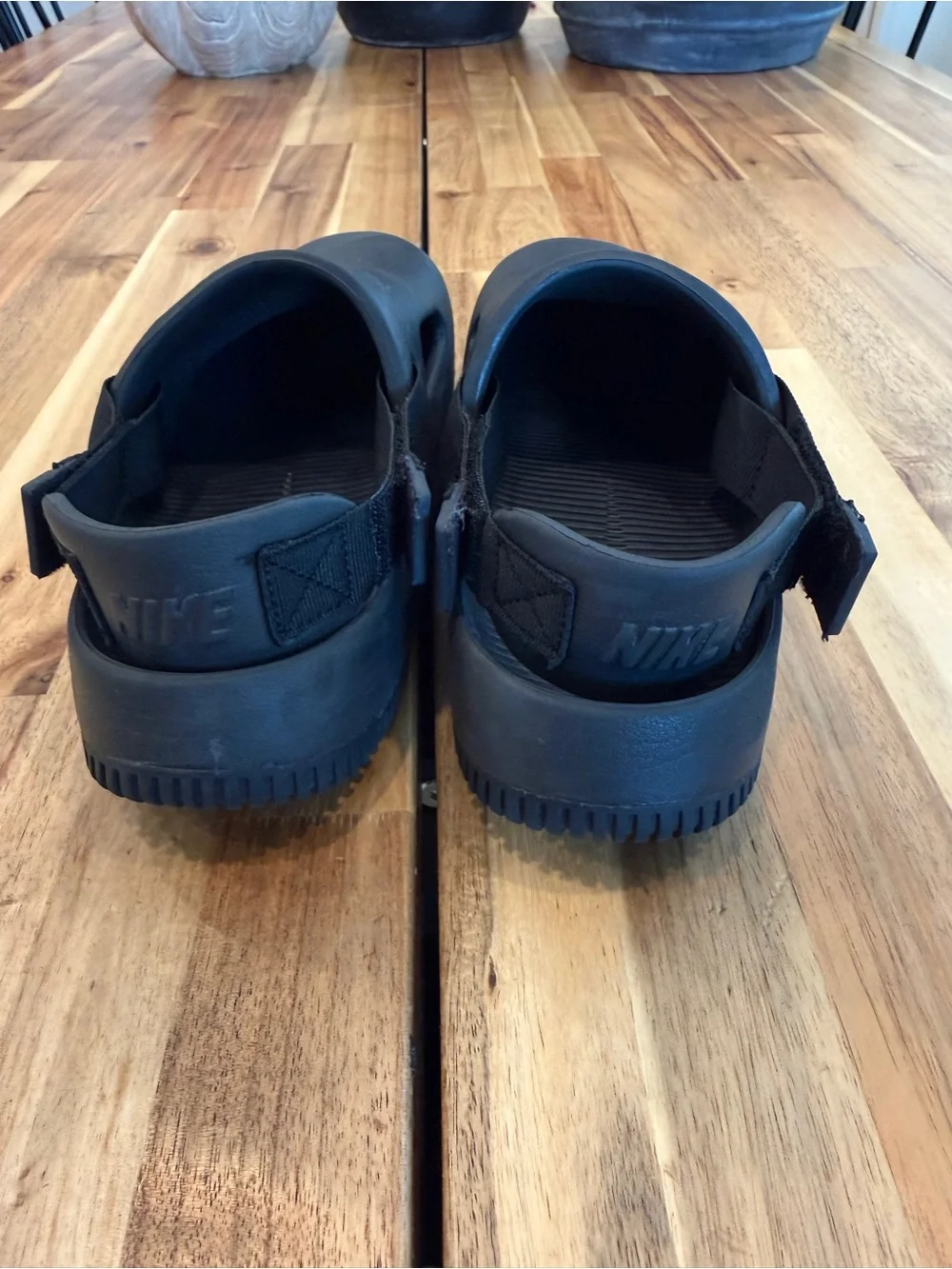 Men’s Nike Calm slide/sandals black Slip-On Clog with Heel Strap